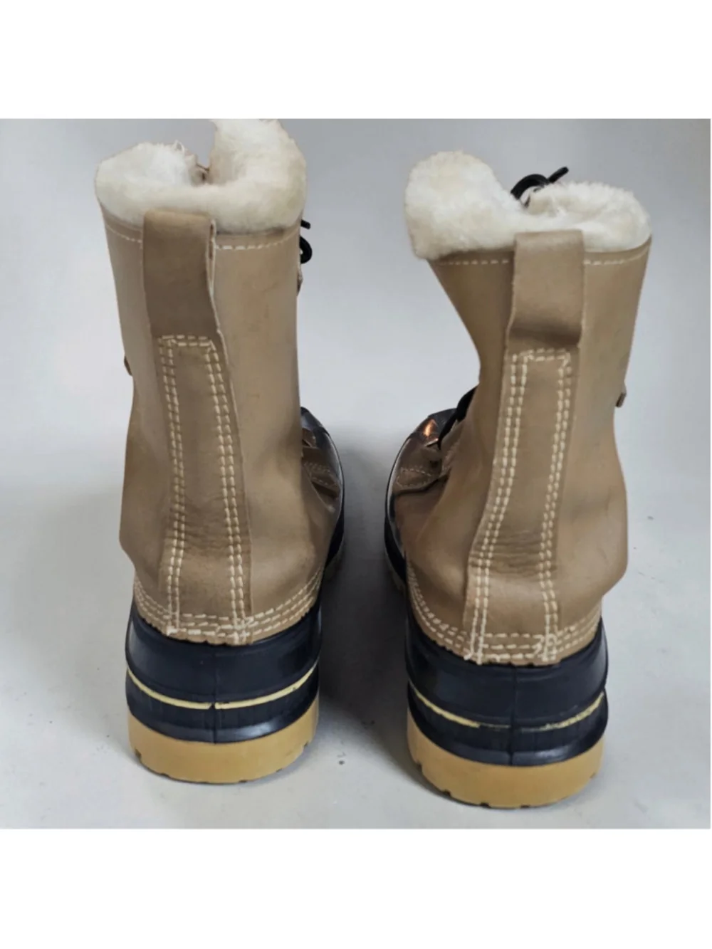 Vintage Sorel Scout Mens 9 Waterproof Snow Boots Wool Lined Made Canada